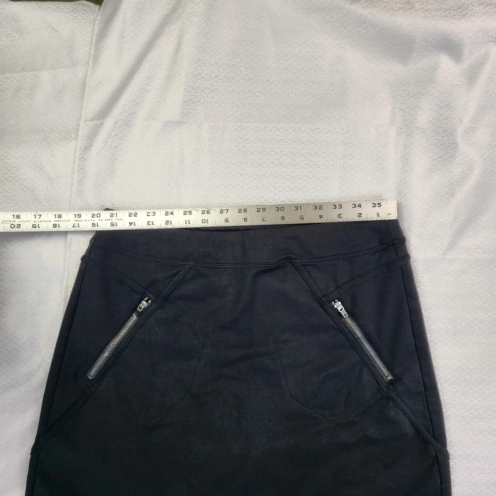 Athleta Black Active Skort Women Medium Athletic Tennis Golf Running Gym Skirt - Picture 12 of 12